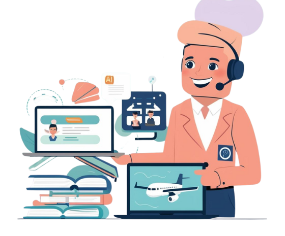 Aviation Training Solutions graphic – All-in-One Aviation Training Platform